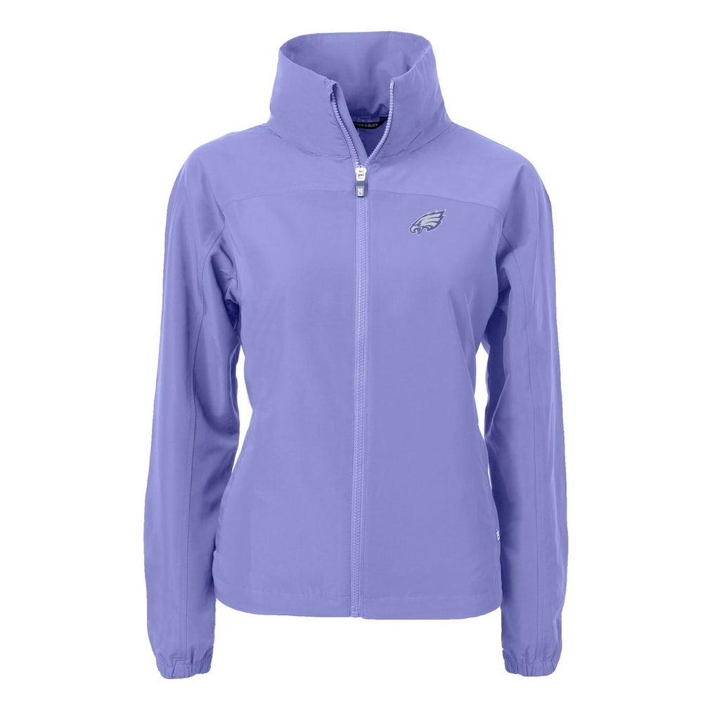 Philadelphia Eagles Cutter & Buck Women's Charter Eco Recycled Full-Zip Jacket - Purple cheap