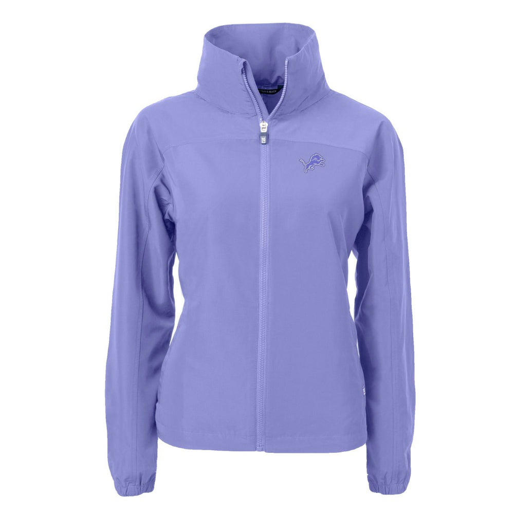 Detroit Lions Cutter & Buck Women's Charter Eco Recycled Full-Zip Jacket - Purple for sale