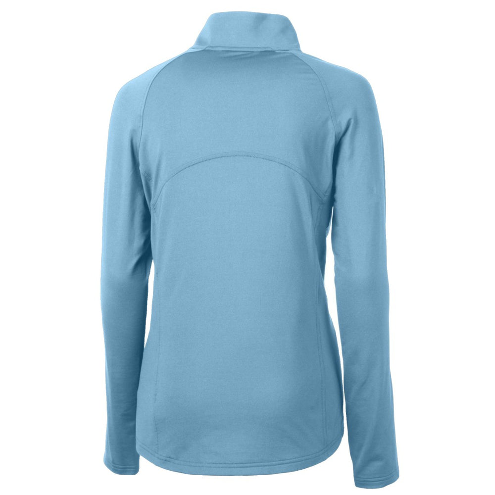 Detroit Lions Cutter & Buck Women's Adapt Eco Knit Stretch Recycled Half-Zip Top - Powder Blue discount