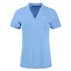 Green Bay Packers Cutter & Buck Women's Forge Heathered Stretch Blade Top - Powder Blue online