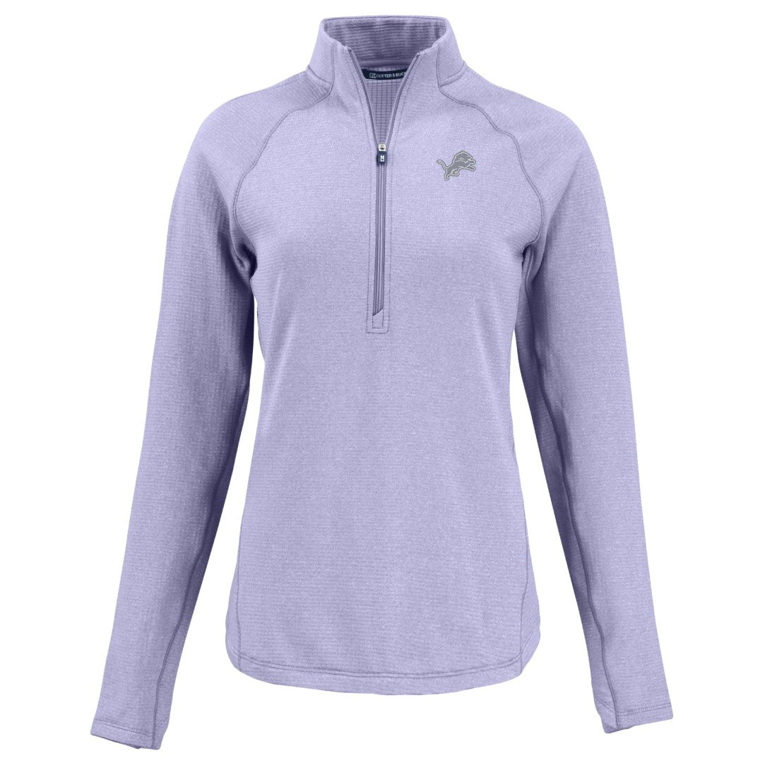 Detroit Lions Cutter & Buck Women's Peshastin Eco Fleece Recycled Half-Zip Top - Purple outlet