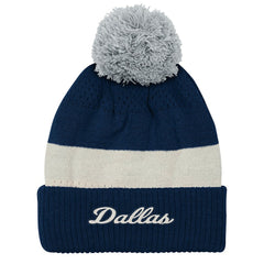 Dallas Cowboys Outerstuff Youth Modern Fan Cuffed Knit Hat with Pom - Navy outlet