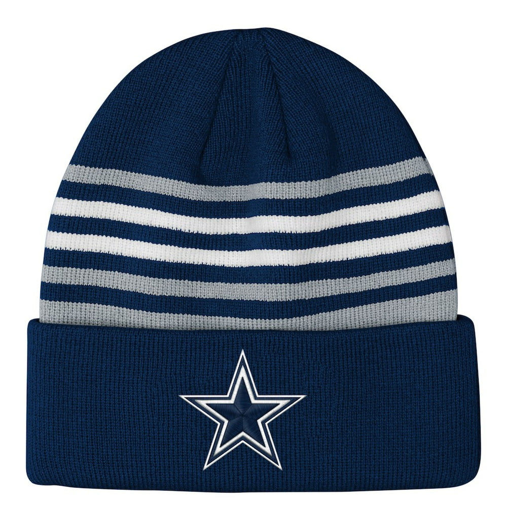 Dallas Cowboys Outerstuff Youth Essentials Cuffed Knit Hat - Navy for sale