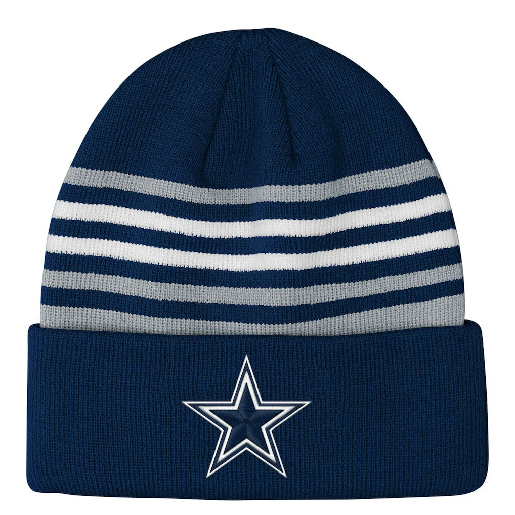 Dallas Cowboys Outerstuff Youth Essentials Cuffed Knit Hat - Navy for sale