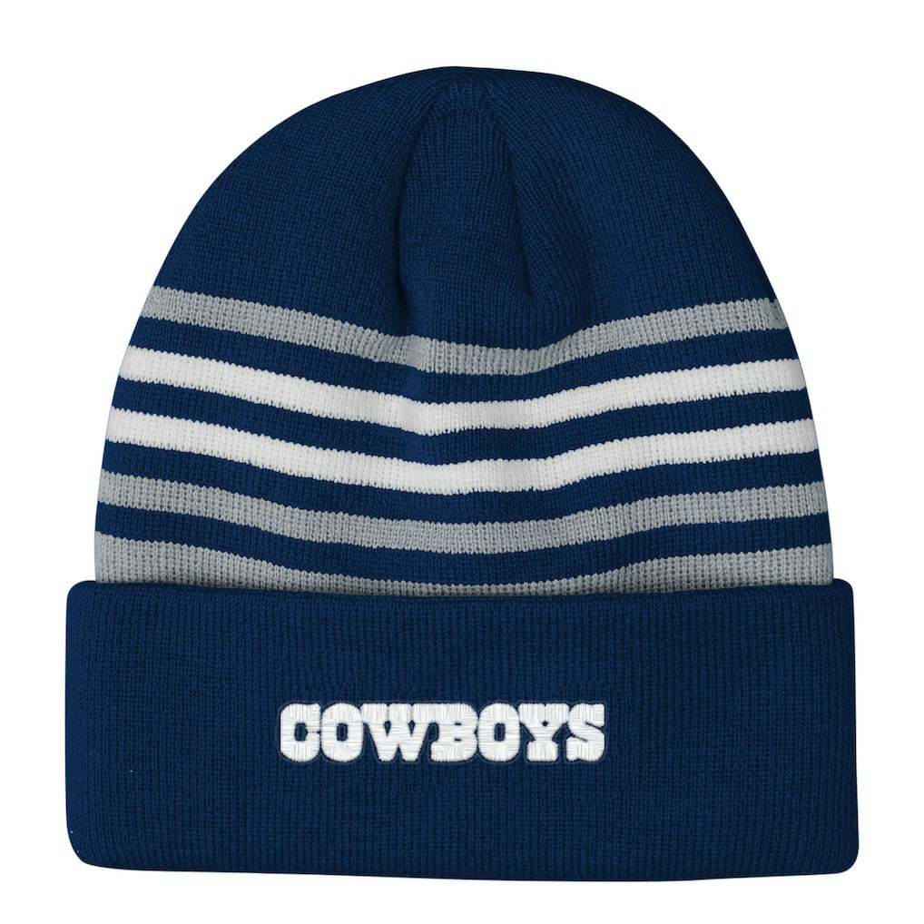 Dallas Cowboys Outerstuff Youth Essentials Cuffed Knit Hat - Navy for sale