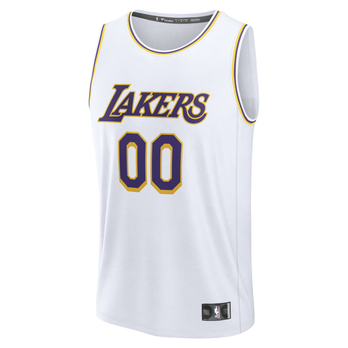 Los Angeles Lakers Youth Fast Break Custom Replica Jersey - White - Association Edition | Fanatics online