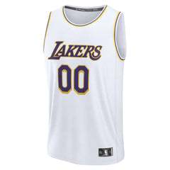 Los Angeles Lakers Youth Fast Break Custom Replica Jersey - White - Association Edition | Fanatics online