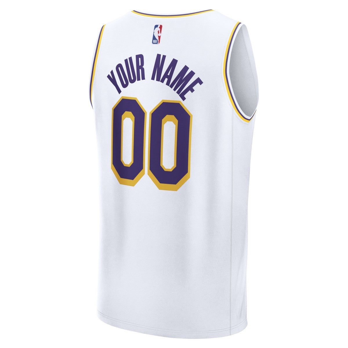 Los Angeles Lakers Youth Fast Break Custom Replica Jersey - White - Association Edition | Fanatics online