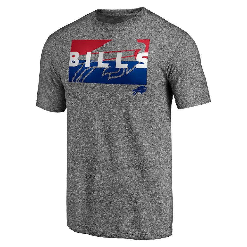 Buffalo Bills Square Off Tri-Blend T-Shirt - Heather Gray discount