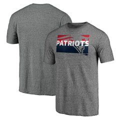 New England Patriots Square Off Tri-Blend T-Shirt - Heather Gray online
