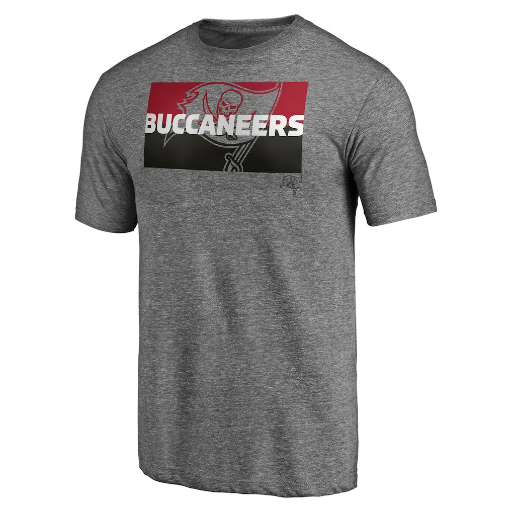 Tampa Bay Buccaneers Square Off Tri-Blend T-Shirt - Heather Gray sale