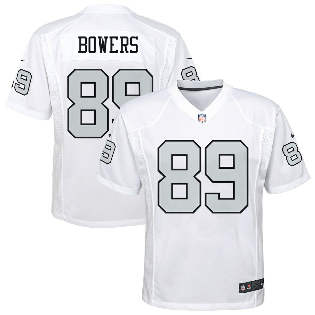 Brock Bowers Las Vegas Raiders Youth Alternate Game Jersey - White | Nike cheap