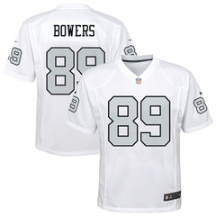 Brock Bowers Las Vegas Raiders Youth Alternate Game Jersey - White | Nike cheap