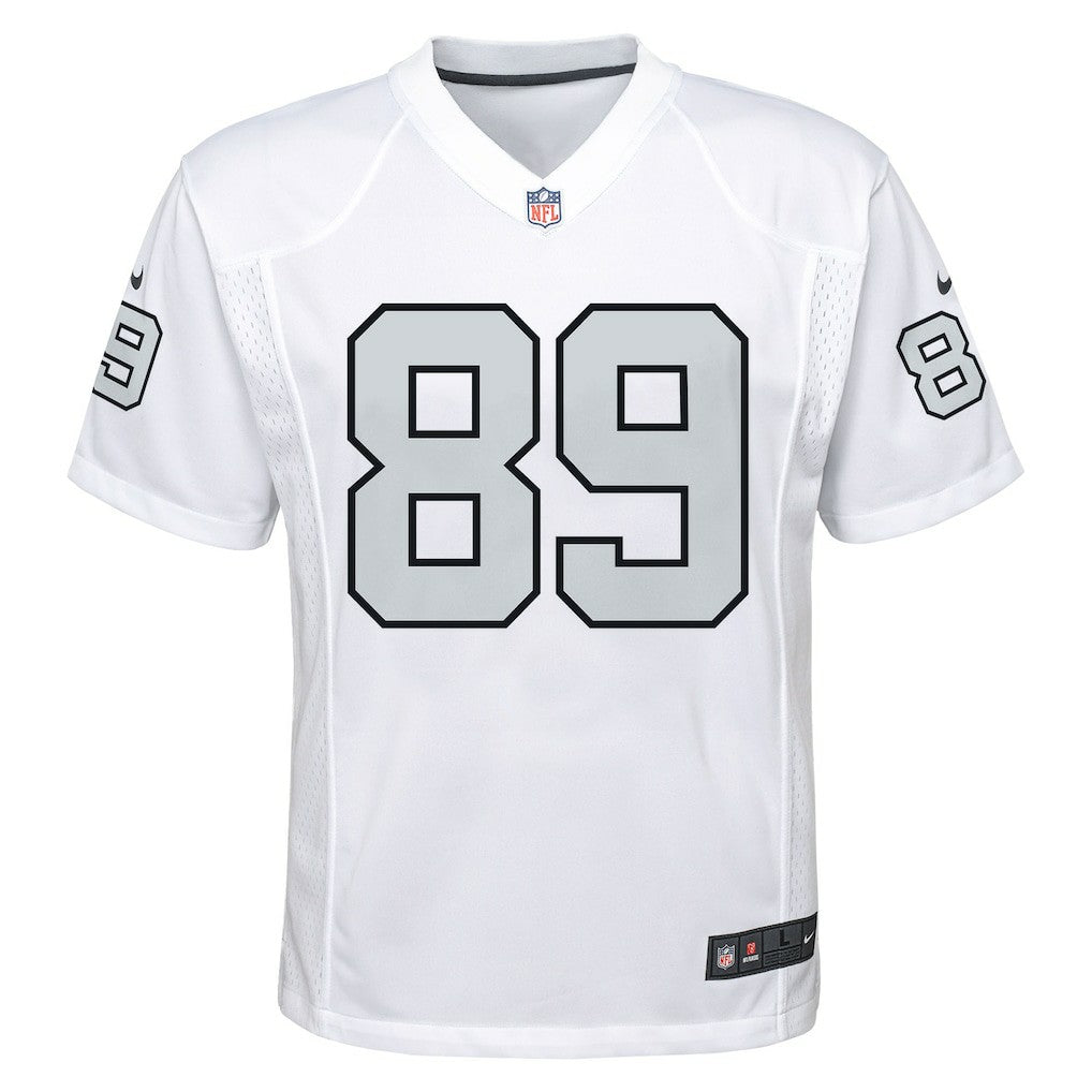 Brock Bowers Las Vegas Raiders Youth Alternate Game Jersey - White | Nike cheap