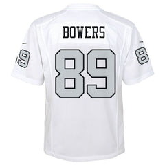 Brock Bowers Las Vegas Raiders Youth Alternate Game Jersey - White | Nike cheap
