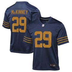 Xavier McKinney Green Bay Packers Youth The 1923 Classic Game Jersey - Navy | Nike for sale