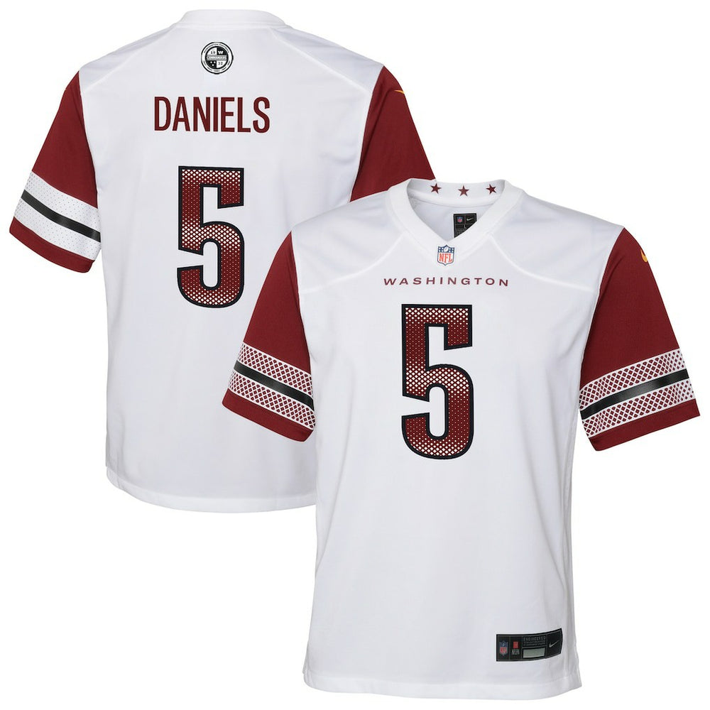 Jayden Daniels Washington Commanders Youth Game Jersey - White | Nike cheap