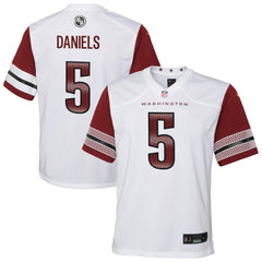 Jayden Daniels Washington Commanders Youth Game Jersey - White | Nike cheap