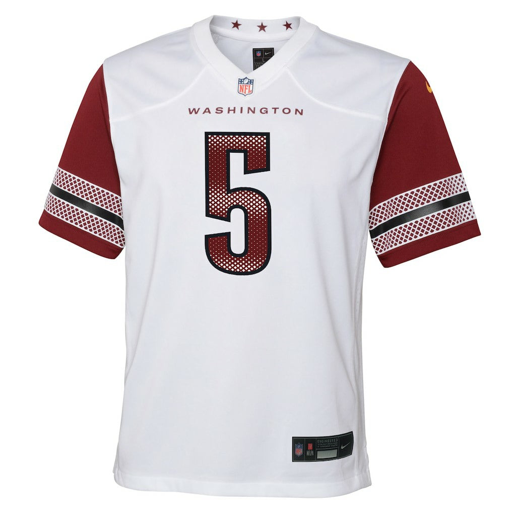 Jayden Daniels Washington Commanders Youth Game Jersey - White | Nike cheap