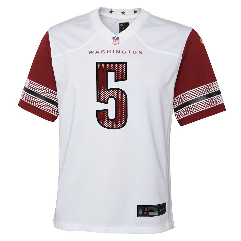Jayden Daniels Washington Commanders Youth Game Jersey - White | Nike cheap