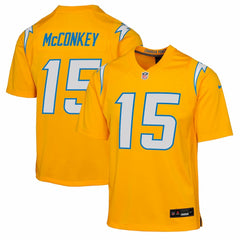 Ladd McConkey Los Angeles Chargers Youth Alternate Charger Power Game Player Jersey - Gold | Nike online