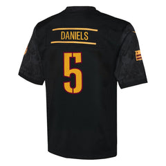 Jayden Daniels Washington Commanders Youth Alternate Game Jersey - Black | Nike cheap