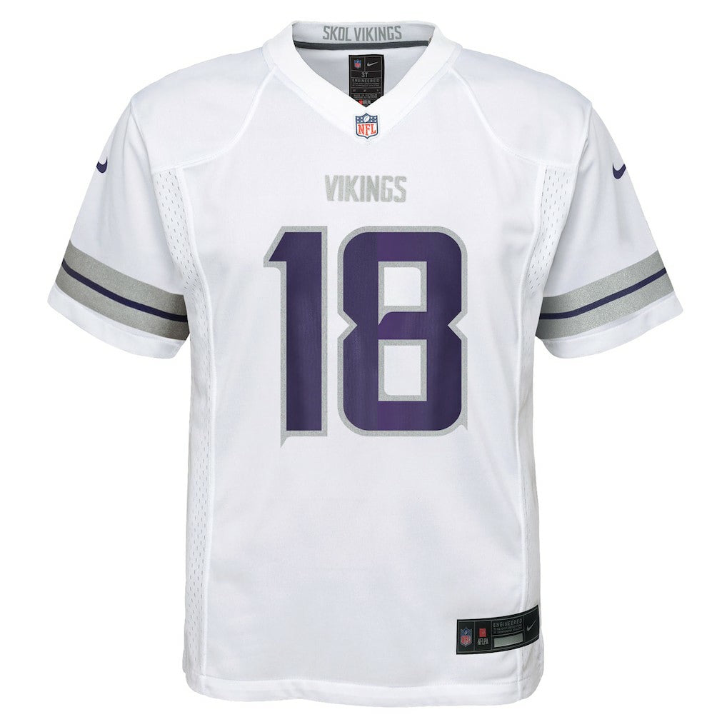 Justin Jefferson Minnesota Vikings Preschool Alternate Player Game Jersey - White | Nike cheap