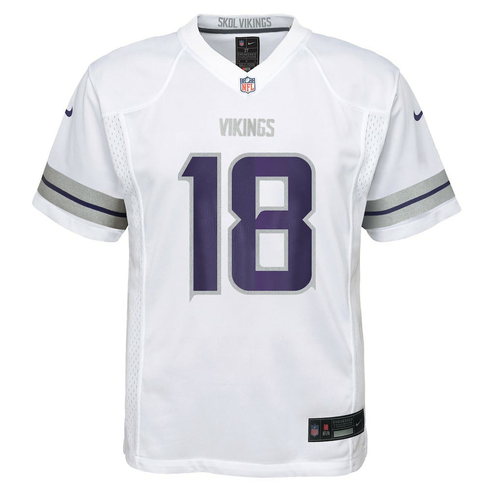 Justin Jefferson Minnesota Vikings Preschool Alternate Player Game Jersey - White | Nike cheap