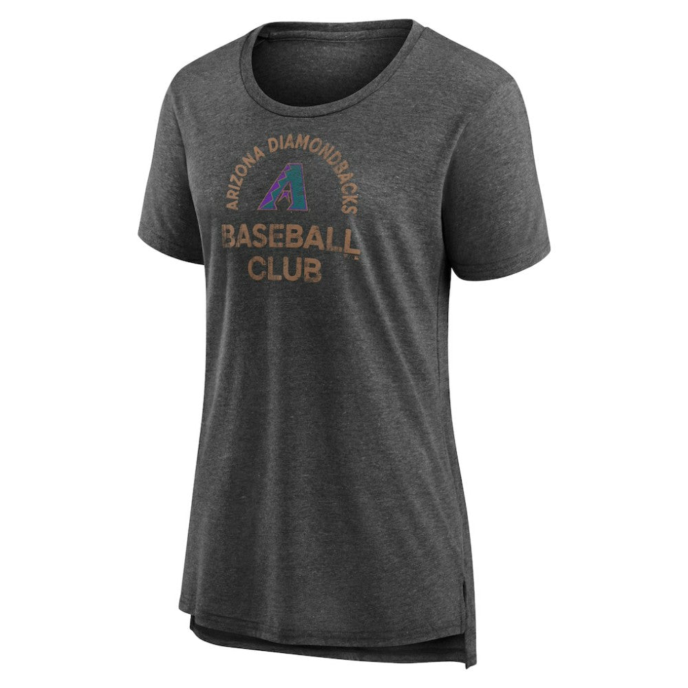 Arizona Diamondbacks Women's Selected First Tri-Blend T-Shirt - Gray