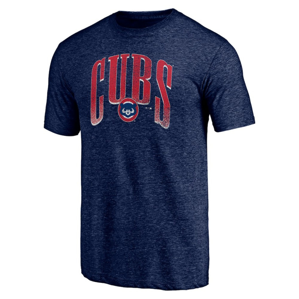 Chicago Cubs Line Corps Tri-Blend T-Shirt - Navy