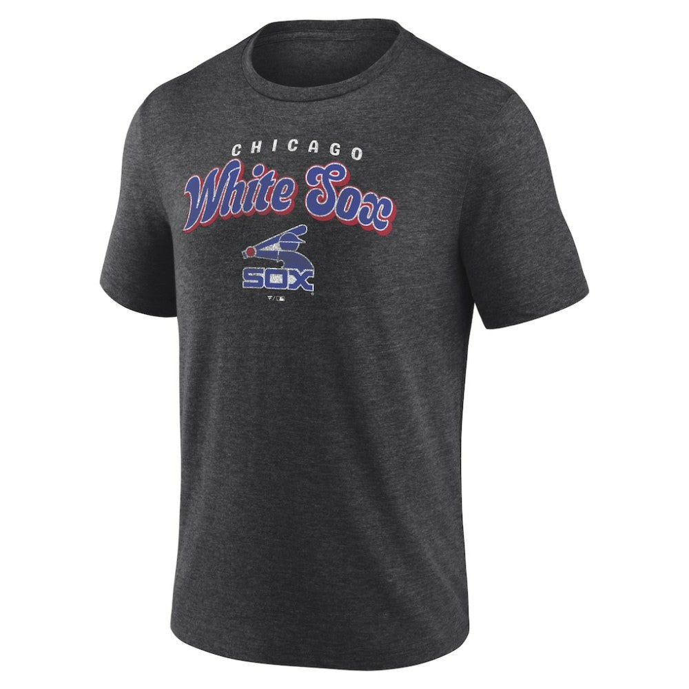 Chicago White Sox Wonderment Tri-Blend T-Shirt - Charcoal