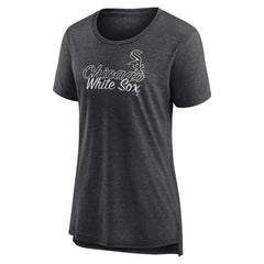 Chicago White Sox Women's Practice Time Tri-Blend T-Shirt - Gray