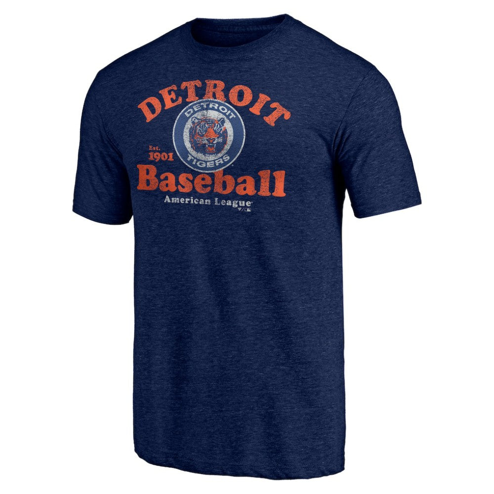 Detroit Tigers Our Game Tri-Blend T-Shirt - Navy