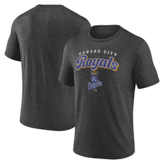 Kansas City Royals Wonderment Tri-Blend T-Shirt - Charcoal