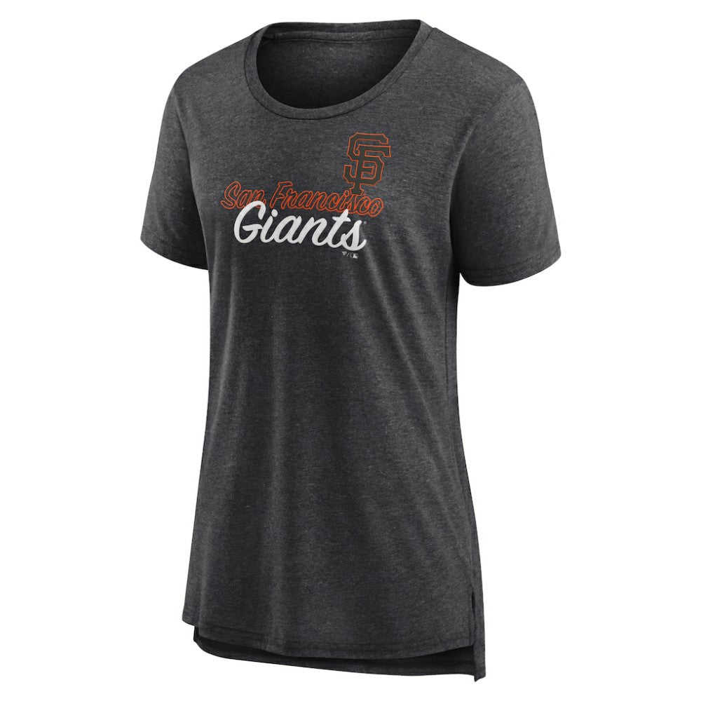 San Francisco Giants Women's Practice Time Tri-Blend T-Shirt - Gray