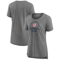 St. Louis Cardinals Women's Selected First Tri-Blend T-Shirt - Gray