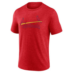 St. Louis Cardinals Cooperstown Series Sweep Tri-Blend T-Shirt - Red
