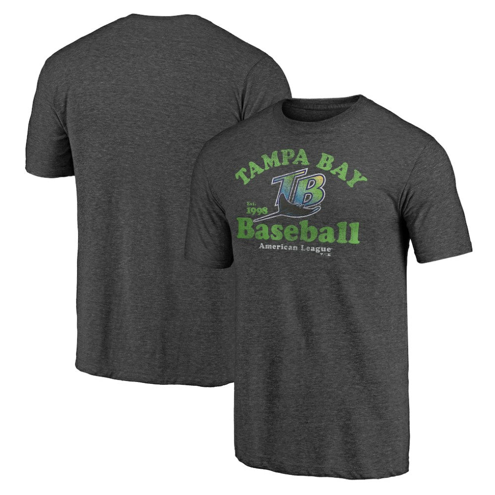 Tampa Bay Rays Our Game Tri-Blend T-Shirt - Charcoal