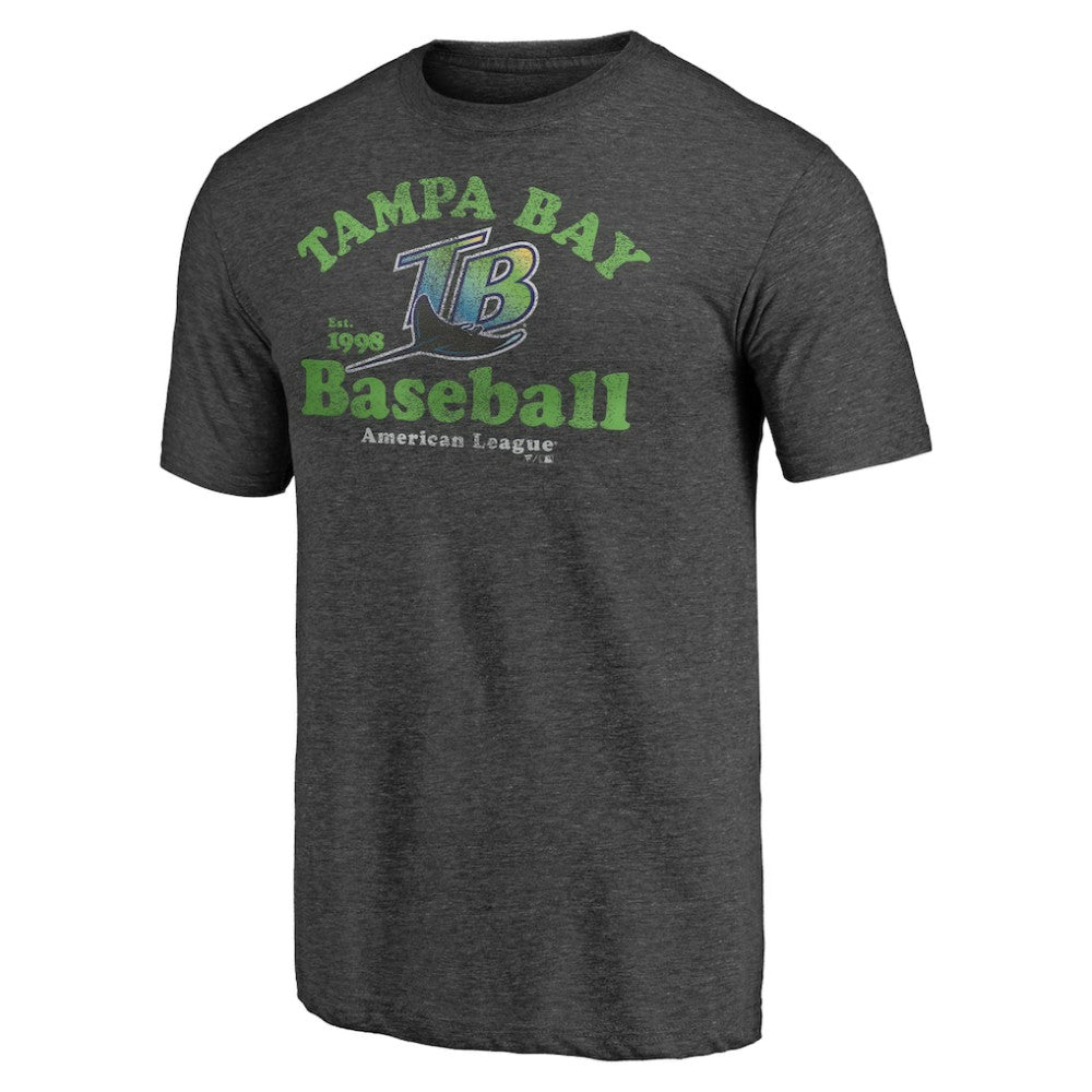 Tampa Bay Rays Our Game Tri-Blend T-Shirt - Charcoal