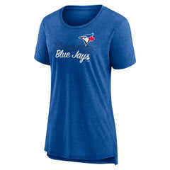 Toronto Blue Jays Women's Practice Time Tri-Blend T-Shirt - Royal