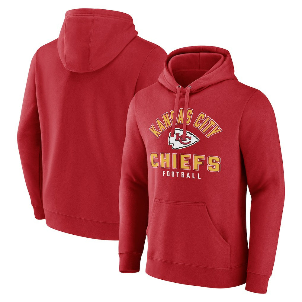 Kansas City Chiefs Between the Pylons Pullover Hoodie - Red online