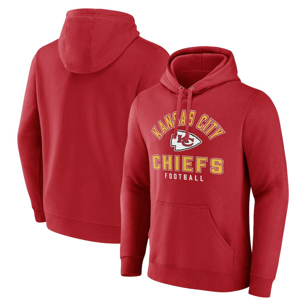 Kansas City Chiefs Between the Pylons Pullover Hoodie - Red online