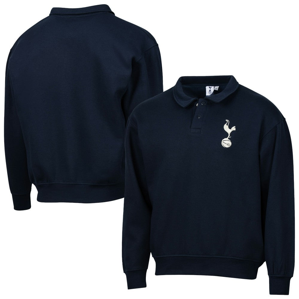 Tottenham Hotspur Sport Design Sweden Retro Relaxed Fleece Sweatshirt - Navy discount