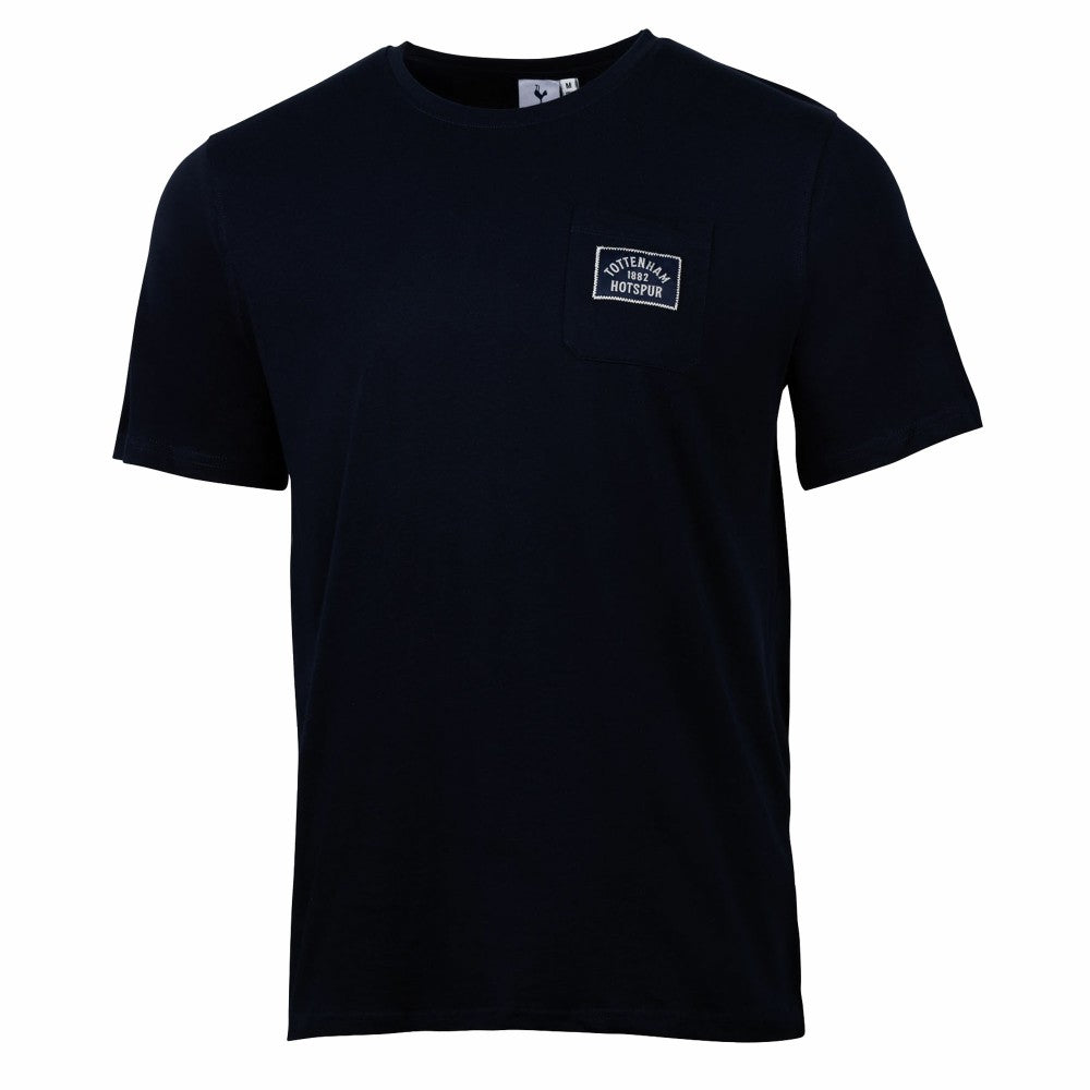 Tottenham Hotspur Sport Design Sweden Relaxed Post Match Pocket T-Shirt - Navy discount