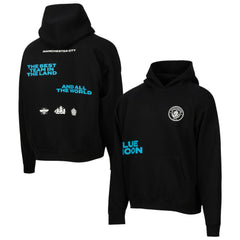 Manchester City Sport Design Sweden Overtime Oversized Raglan Hoodie - Black on sale
