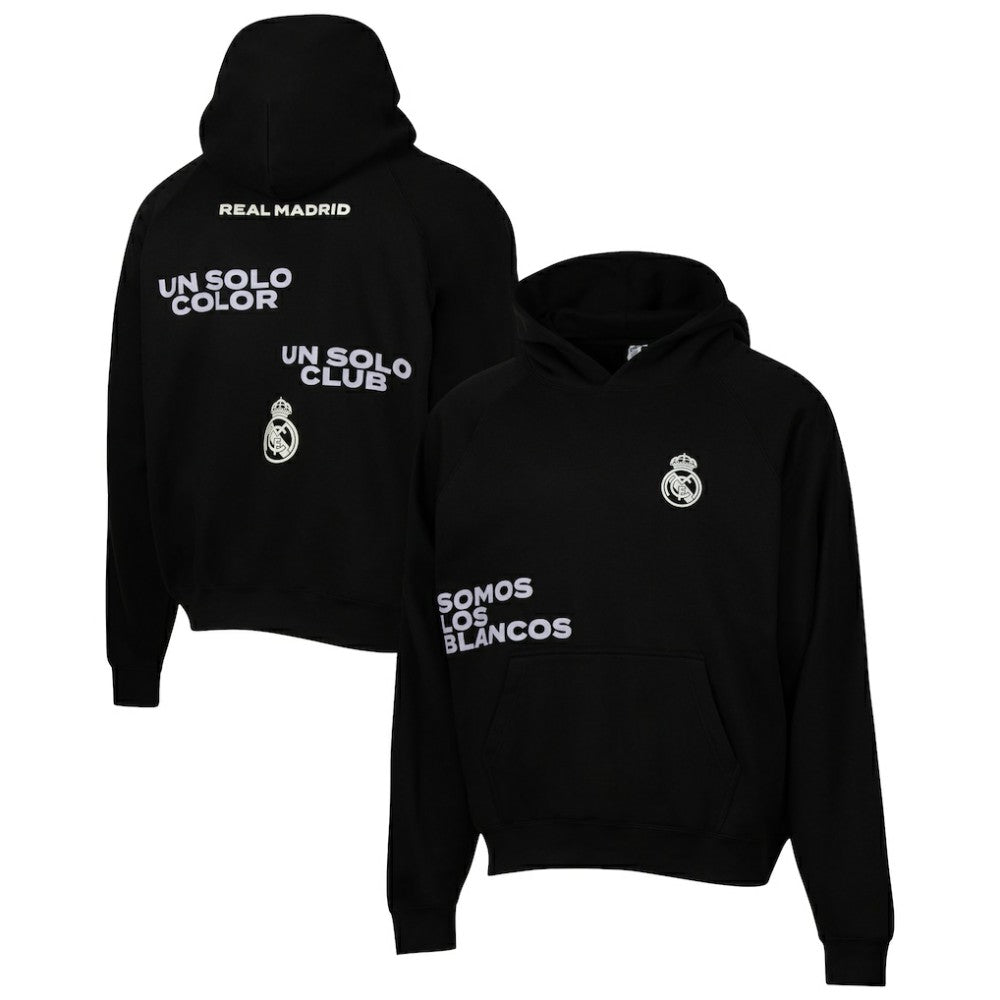 Real Madrid Sport Design Sweden Overtime Oversized Raglan Hoodie - Black sale