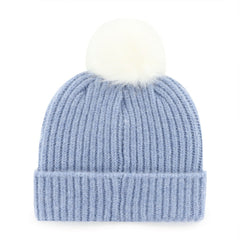 Dallas Cowboys '47 Women's Mellow Cuffed Knit Hat with Pom - Light Blue on sale