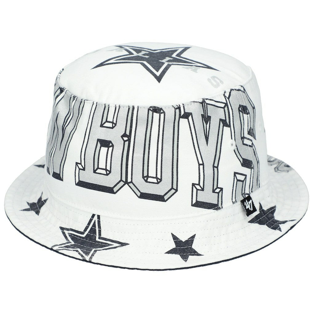 Dallas Cowboys '47 Women's Energize Bucket Hat - White on sale