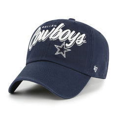 Dallas Cowboys '47 Women's Ariana Clean Up Adjustable Hat - Navy discount