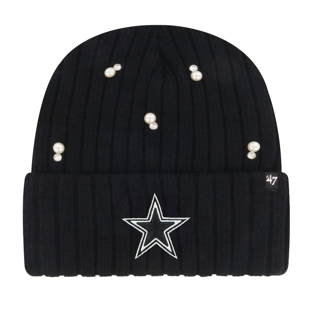 Dallas Cowboys '47 Women's Claudette Cuffed Knit Hat - Black outlet